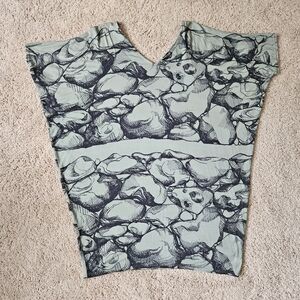 Black and Gray Boxy Mini Dress Short Sleeve